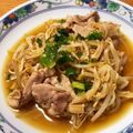 ピンクの毛糸だま's cooksnap of when they made 簡単美味♪豚ともやしときのこのぽん酢炒め.