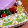 ＊＊もっさん＊＊'s cooksnap of when they made 枝豆でかわいく！枝豆アート♪.