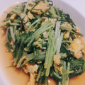 reru♡'s cooksnap of when they made 水菜と卵のバター醤油炒め.