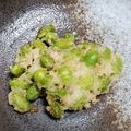ゆーゅ☆'s cooksnap of when they made 枝豆の天ぷら.