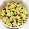 もぐ・ω・くま's cooksnap of when they made 卵１コと高野豆腐１枚で炒り卵！にら玉丼.