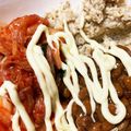 under_sun's cooksnap of when they made オートミール　納豆キムチ丼　ダイエット.