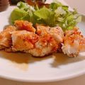 yummymy's cooksnap of when they made バーミヤン風。若鶏の甘酢しょうゆ.