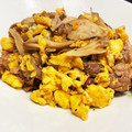 ★エト★'s cooksnap of when they made ３分あればOK！舞茸と豚肉の卵炒め.