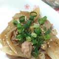ほあちん's cooksnap of when they made お弁当に☆豚ばら肉と新玉葱の照り焼き.