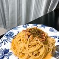 ﾏﾅｽﾞｷｯﾁﾝ's cooksnap of when they made 俺のイカの塩辛パスタ.