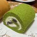 純雫ママ☆'s cooksnap of when they made ロールケーキ★抹茶＆あずきクリーム.