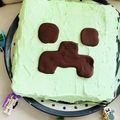 sorio47's cooksnap of when they made マイクラ　クリーパー　アイスケーキ　８歳.