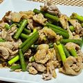 ふんにゃん's cooksnap of when they made ピリッと辛い！にんにくの芽と豚肉炒め.
