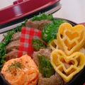 みのもんぺ's cooksnap of when they made お弁当に！アスパラの塩豚つくね.