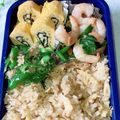 まめまるM's cooksnap of when they made えびとにらのガーリック炒め～♪.