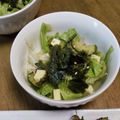 和☆2049's cooksnap of when they made レタスときゅうりの海苔サラダ.