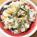 midium's cooksnap of when they made 【山菜おこわ】炊飯器で再現！デパ地下の味.