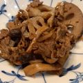 まゆんじゅ's cooksnap of when they made 牛肉とごぼうれんこんの甘辛煮♪.
