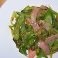 WOODs´'s cooksnap of when they made ちくわとねぎのガーリック炒め.