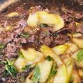 うさぎライフ's cooksnap of when they made 【農家のレシピ】セロリと牛肉の炒め煮.