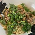 バウンド's cooksnap of when they made きのこ牛肉の和風みそバターパスタ.