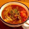 中村ベーカリー's cooksnap of when they made 煮込むだけ！鯖缶と白菜のミネストローネ.