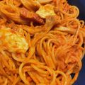 cook77's cooksnap of when they made きのことベーコンのトマトクリームパスタ✿.