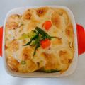シューちゃん☆'s cooksnap of when they made パパッと夕食。ヘルシーポテトグラタン.