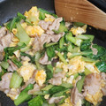 へちまもこ's cooksnap of when they made 豚肉と卵とチンゲンサイの中華炒め♪.