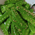 ひぃたろぉ～♪'s cooksnap of when they made レンジで簡単☆きぬさやの胡麻和え。.