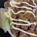 H♡S's cooksnap of when they made cafeごはん♪甘辛ダレでタコライス風.