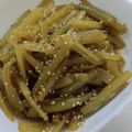 ごろにゃ～ごミキ's cooksnap of when they made ふきのきんぴら.