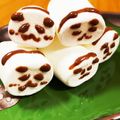 kurozata's cooksnap of when they made バレンタインに☆マシュマロでパンダ♪.