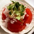 yum＊chim's cooksnap of when they made トマト新玉ねぎ大葉の簡単サラダ.
