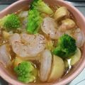 ytoh's cooksnap of when they made 海老とマッシュルームのアヒージョ.