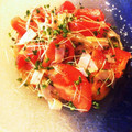 キャンディー86's cooksnap of when they made トマトとかいわれ大根のうま塩サラダ.