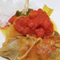 bigflowers's cooksnap of when they made 薄切り肉で時短ロールキャベツ.