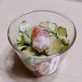 チコリママ's cooksnap of when they made 【時短•簡単】エビときゅうりのサラダ.