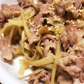 菜つ実☆ミ's cooksnap of when they made 豚肉と新生姜の塩ダレ炒め.