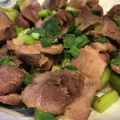 餅狐さん's cooksnap of when they made 男子大学生の砂肝のガーリック炒め.