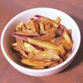 ハチそば粉's cooksnap of when they made 芋とごぼうのきんぴら.