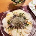 青空にうかぶくも's cooksnap of when they made かぶのカルパッチョ☆釜揚げしらすのせ.