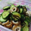 ちかぴょん's cooksnap of when they made キュウリとちくわのサラダ.