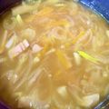 ♡nokori♡'s cooksnap of when they made 学校給食★ベーコンとじゃがいものスープ.