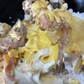 no1642's cooksnap of when they made 豆腐の卵とじ丼.