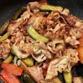 じゃそん's cooksnap of when they made きゅうりのピクルスと豚肉で炒め物☆.