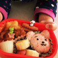 stot's cooksnap of when they made クマさん キャラ弁 幼稚園 お弁当.