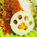 ひょちゃんママ's cooksnap of when they made キャラ弁に！ストローで簡単！可愛い猫の手.