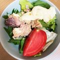 ajun0219's cooksnap of when they made やみつきサバ缶サラダ.