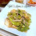 YUH♡ママ's cooksnap of when they made 簡単♪春キャベツ・厚揚げ・シーチキン蒸煮.