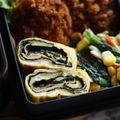 ガメコ's cooksnap of when they made お弁当に、のり入りぐるぐる模様の卵焼き.