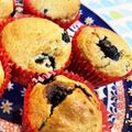 おはよんぐ's cooksnap of when they made サワークリーム☆ブルーベリーマフィン.