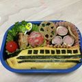 ちゃたろうにゃ's cooksnap of when they made 電車、新幹線のキャラ弁☆ドクターイエロー.