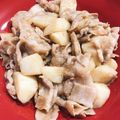 4217's cooksnap of when they made 豚バラと山芋の梅肉炒め.